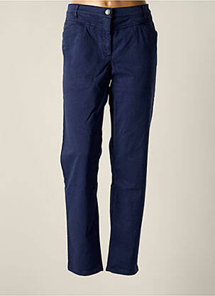 Pantalon slim tissage popeline taille normale bleu BETTY BARCLAY femme