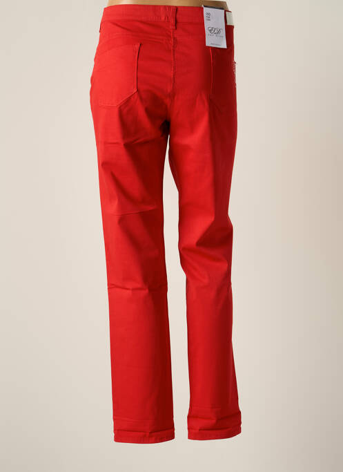 Pantalon slim rouge EAST DRIVE pour femme