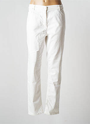 Pantalon slim blanc BETTY BARCLAY pour femme