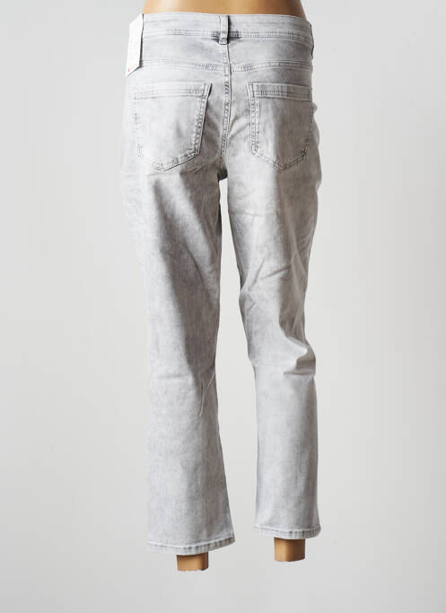 Jeans coupe slim gris STREET ONE pour femme
