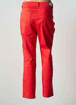 Pantalon droit stretch taille normale rouge OLSEN femme