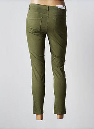 Pantalon slim taille élastique taille normale vert EAST DRIVE femme