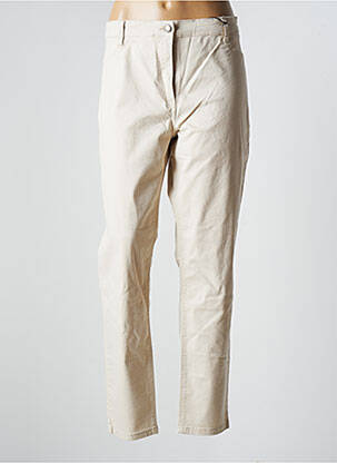 Pantalon droit beige BETTY BARCLAY pour femme