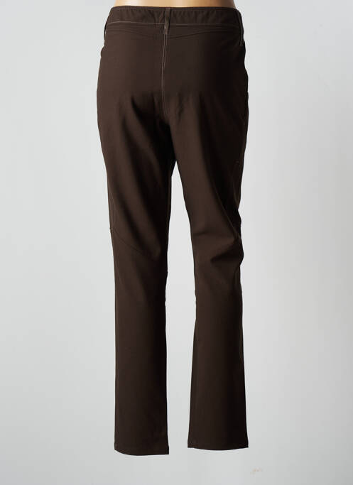 Pantalon droit marron PAUSE CAFE pour femme