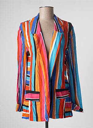 Blazer fausses poches bleu PAUSE CAFE femme