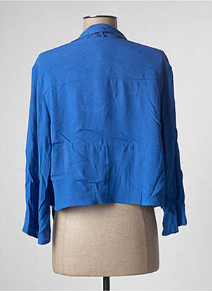 Veste casual manches longues bleu PAUSE CAFE femme