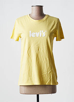 T-shirt coupe droite manches courtes jaune LEVI'S femme