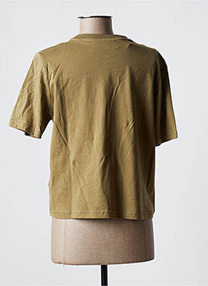 T-shirt sérigraphie manches courtes vert FILA femme
