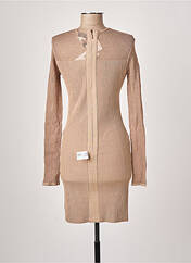 Robe pull beige HERVE LEGER pour femme seconde vue