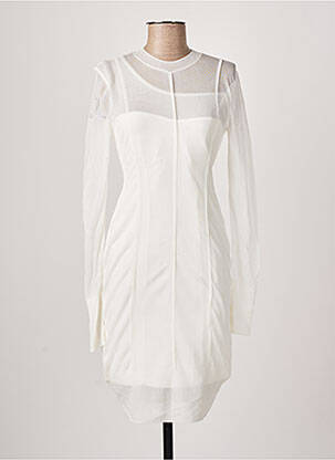 Robe pull blanc HERVE LEGER pour femme