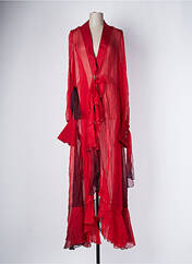 Veste kimono rouge AZZARO pour femme seconde vue