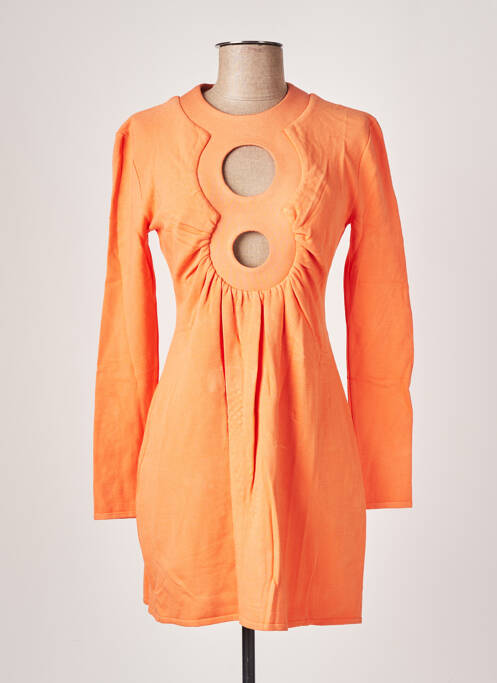 Robe courte orange AZZARO pour femme