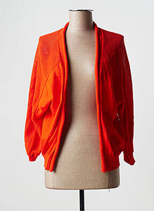 Gilet manches longues stretch orange LE PETIT BAIGNEUR femme