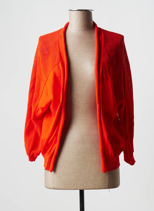 Gilet manches longues stretch orange LE PETIT BAIGNEUR femme