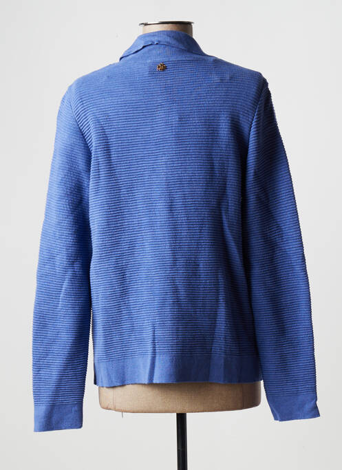 Gilet manches longues bleu LE PETIT BAIGNEUR pour femme