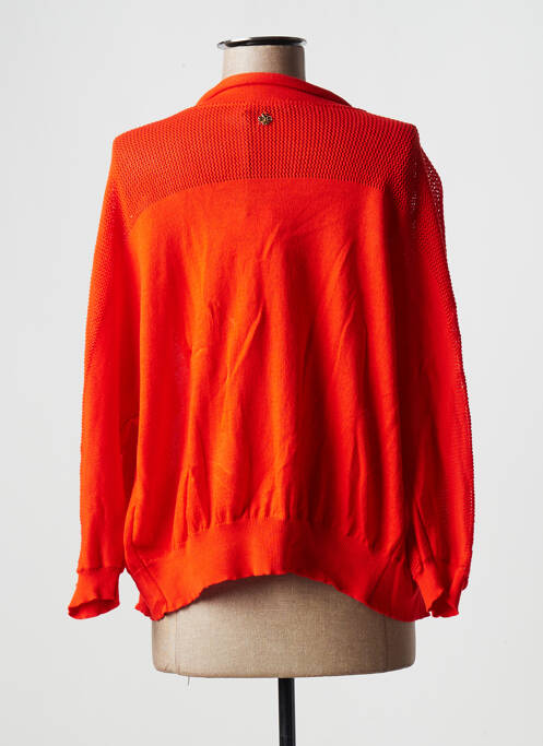 Gilet manches longues orange LE PETIT BAIGNEUR femme