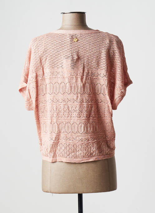 Gilet manches courtes rose LE PETIT BAIGNEUR femme