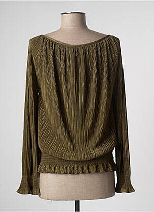 Blouse manches longues manches longues vert LE PETIT BAIGNEUR femme