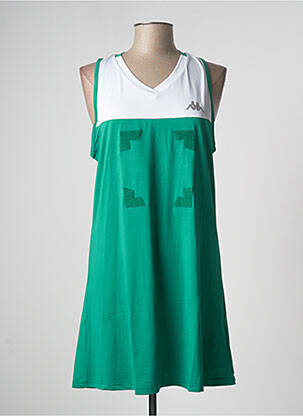 Robe mi-longue vert KAPPA pour femme