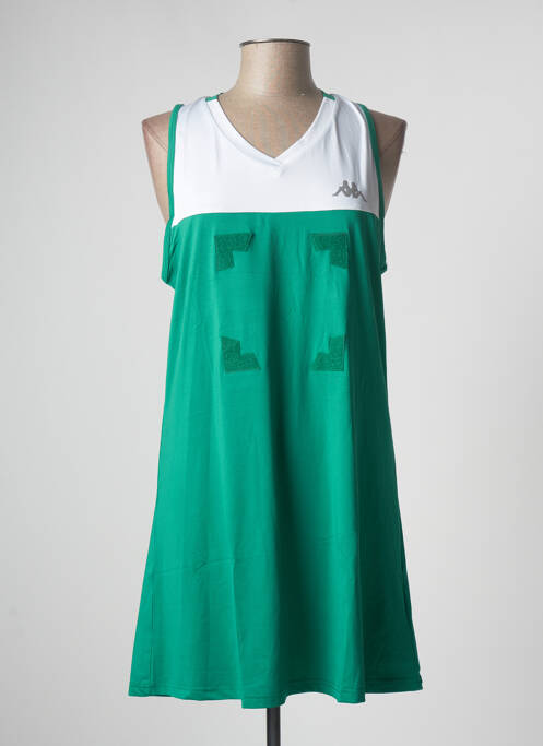 Robe mi-longue vert KAPPA pour femme
