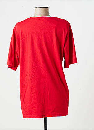 T-shirt coupe droite manches courtes rouge FILA femme