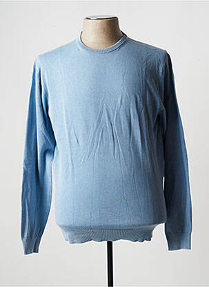 Pull bleu BRANDED TRADITION pour homme