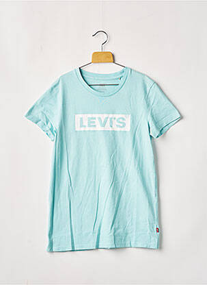 T-shirt coupe droite manches courtes bleu LEVIS femme