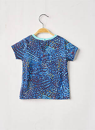 T-shirt tissage jersey manches courtes bleu DU PAREIL AU MÊME garçon