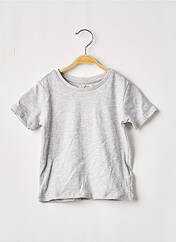 T-shirt gris DU PAREIL AU MÊME pour fille seconde vue