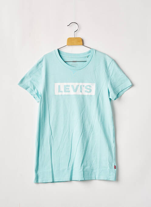 T-shirt coupe droite manches courtes bleu LEVIS femme