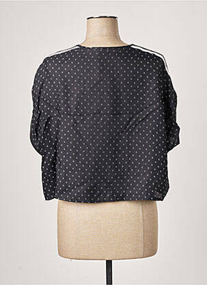 Blouse manches courtes manches courtes noir THE KOOPLES femme