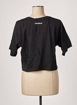 T-shirt col rond manches courtes noir PUMA X THE KOOPLES femme