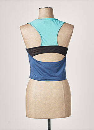 Top stretch sans manche bleu KAPPA femme