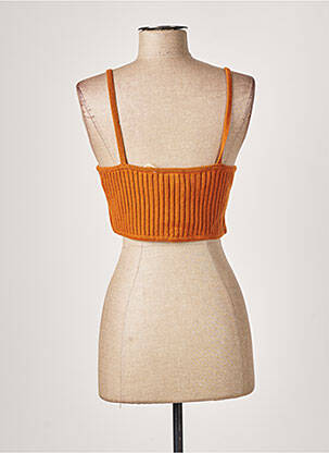 Pull coupe cintrée fines bretelles marron LEVI'S femme