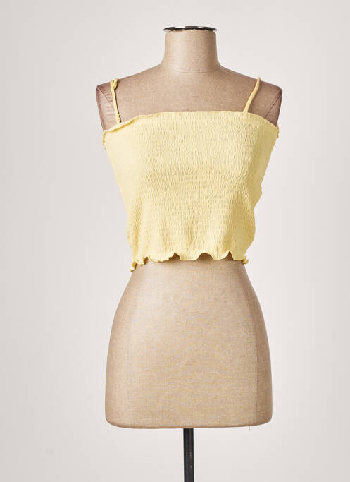 Top col carré fines bretelles jaune LEVIS femme