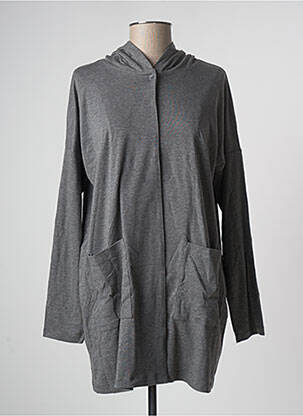 Veste casual col rond gris PRINCESSE TAM-TAM femme