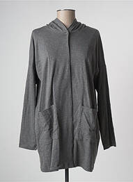 Veste casual col rond gris PRINCESSE TAM-TAM femme