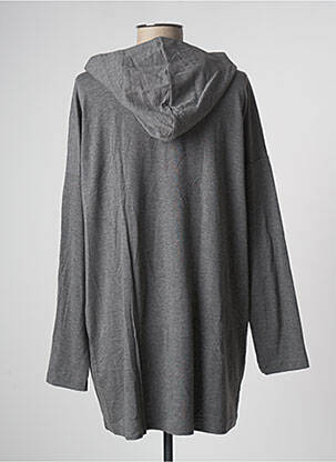 Veste casual col rond gris PRINCESSE TAM-TAM femme