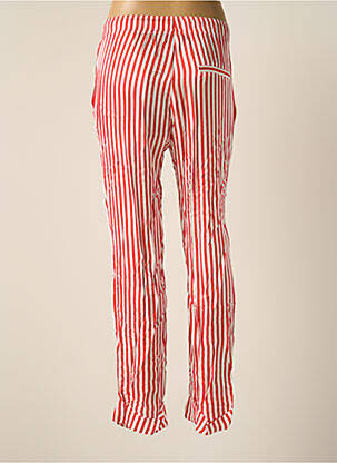 Pantalon droit taille élastique taille normale rouge THE KOOPLES femme