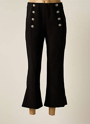 Pantalon 7/8 taille haute taille haute noir THE KOOPLES femme