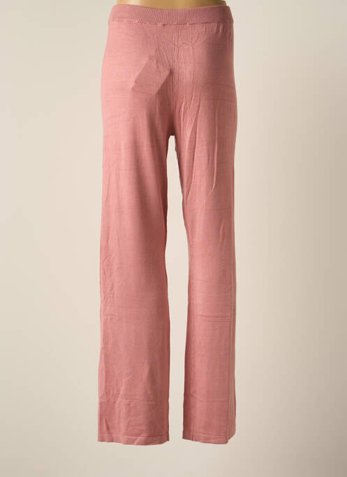 Pantalon droit rose JJXX femme
