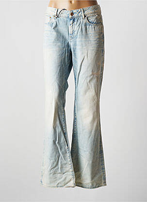 Jean coupe flare coupe droite évasée sur le bas taille basse bleu G STAR femme