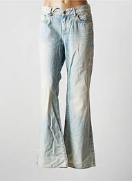Jean coupe flare coupe droite évasée sur le bas taille basse bleu G STAR femme