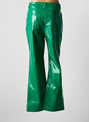 Pantalon droit taille haute taille haute vert JJXX femme