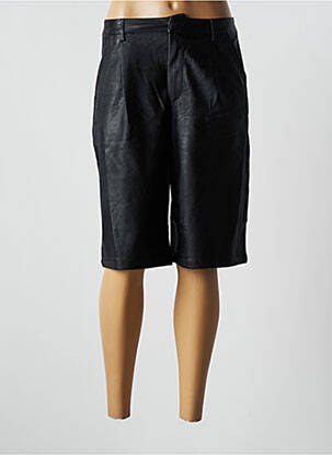 Bermuda taille haute taille haute noir JJXX femme