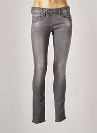 Jeans skinny stretch taille basse gris G STAR femme