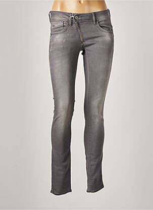Jeans skinny stretch taille basse gris G STAR femme