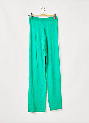 Pantalon large taille haute taille haute vert JJXX femme