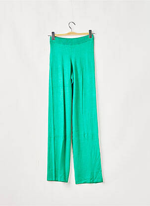 Pantalon large taille haute taille haute vert JJXX femme