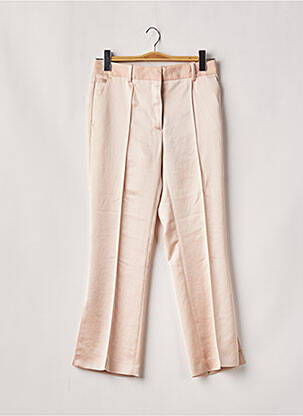 Pantalon 7/8 fermeture zippée sous rabat avec crochet taille normale rose THE KOOPLES femme